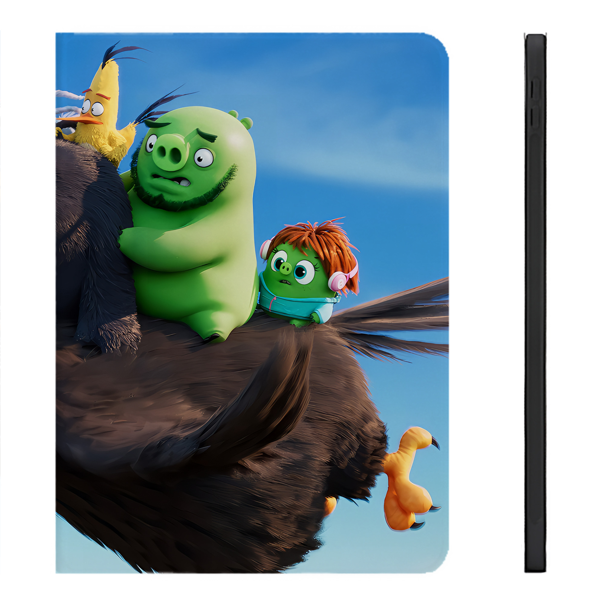 （画像用） Angry Birds アングリーバード IPadケース ペンホルダー付き ブックスタイルデザイン